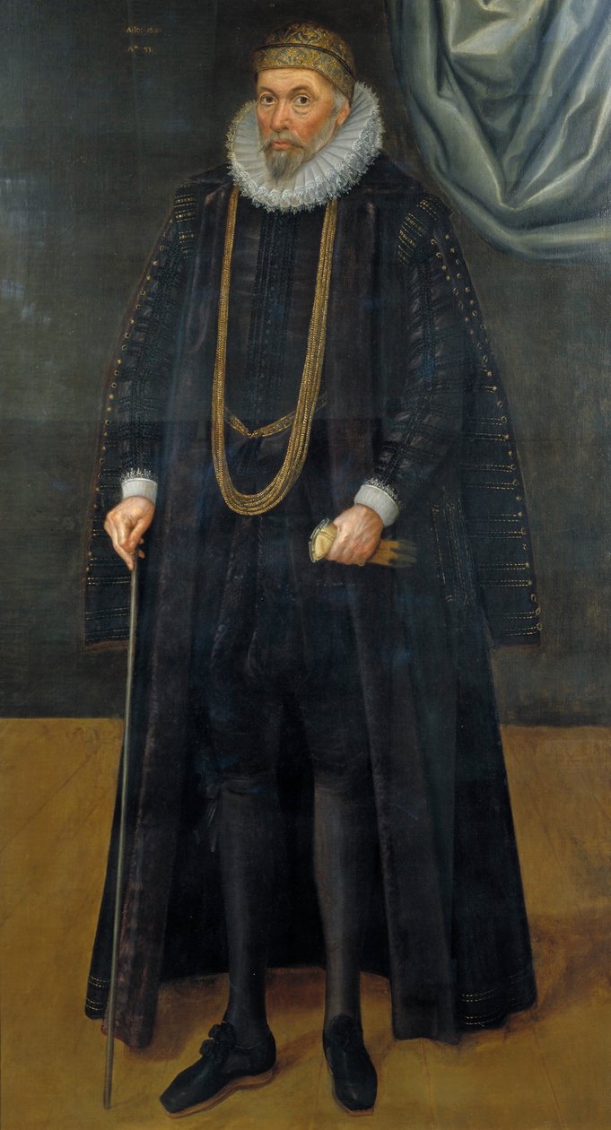 Sir John Garrard, Lord Mayor in 1601, 1618 by Daniel Mytens