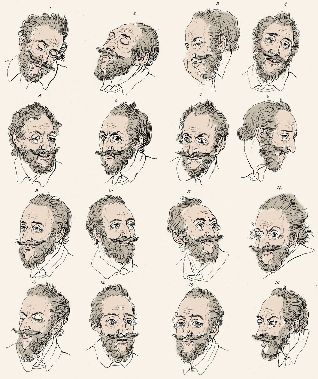 King Henry IV of France (1553-1610) in Essays on physiognomy, designed to promote the knowledge and the love of mankind John Caspar Lavater - Engraving after Daniel Chodowiecki by Daniel Nikolaus (after) Chodowiecki