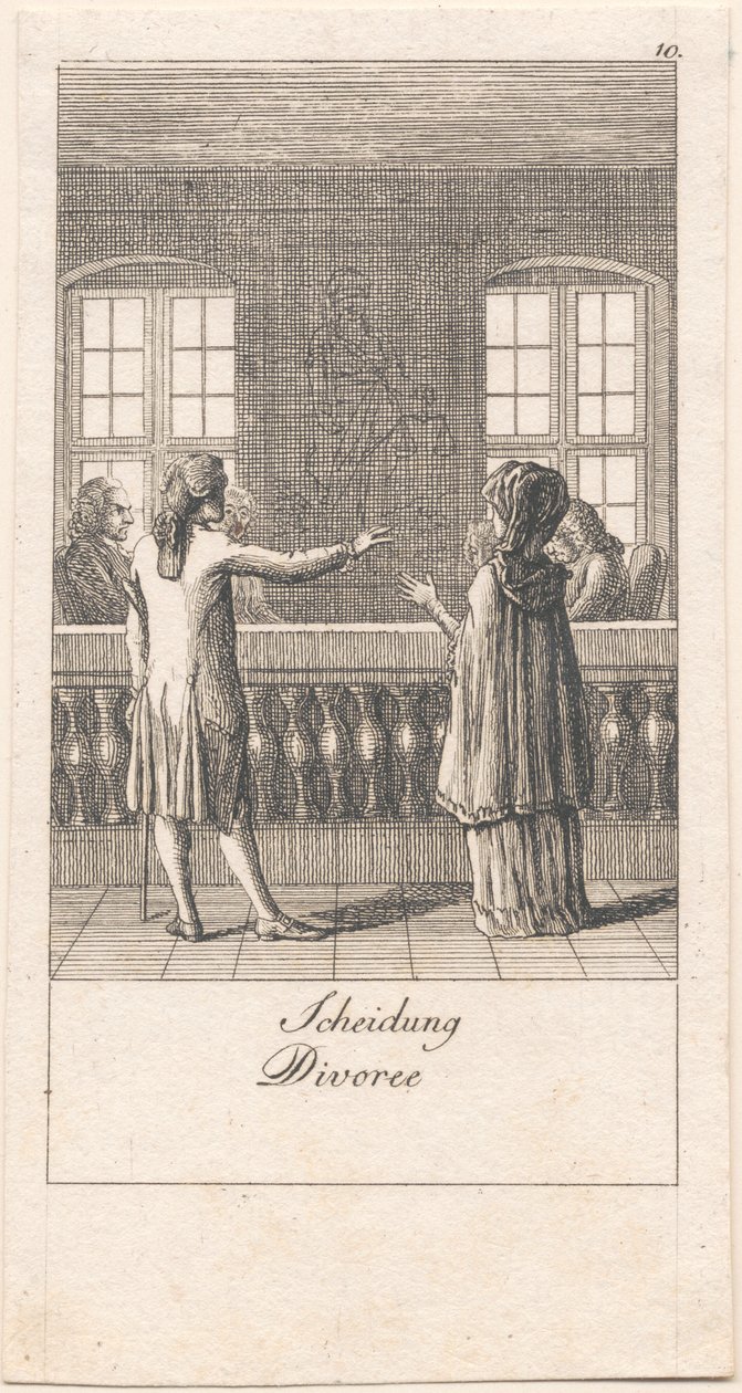 Reasons for Marriage and Their Consequences. Bl. 10 by Daniel Nikolaus Chodowiecki