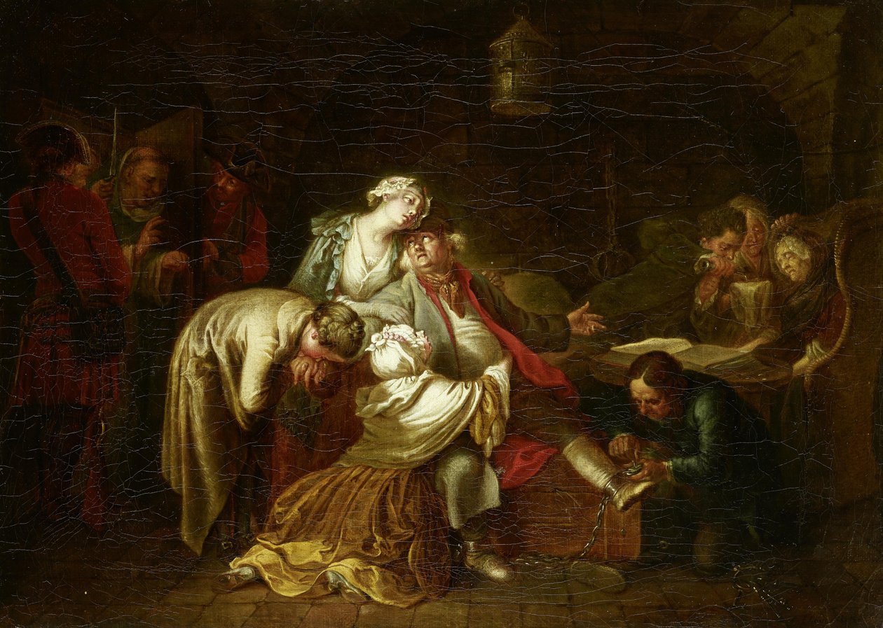 The Farewell of Jean Calas from His Family by Daniel Nikolaus Chodowiecki