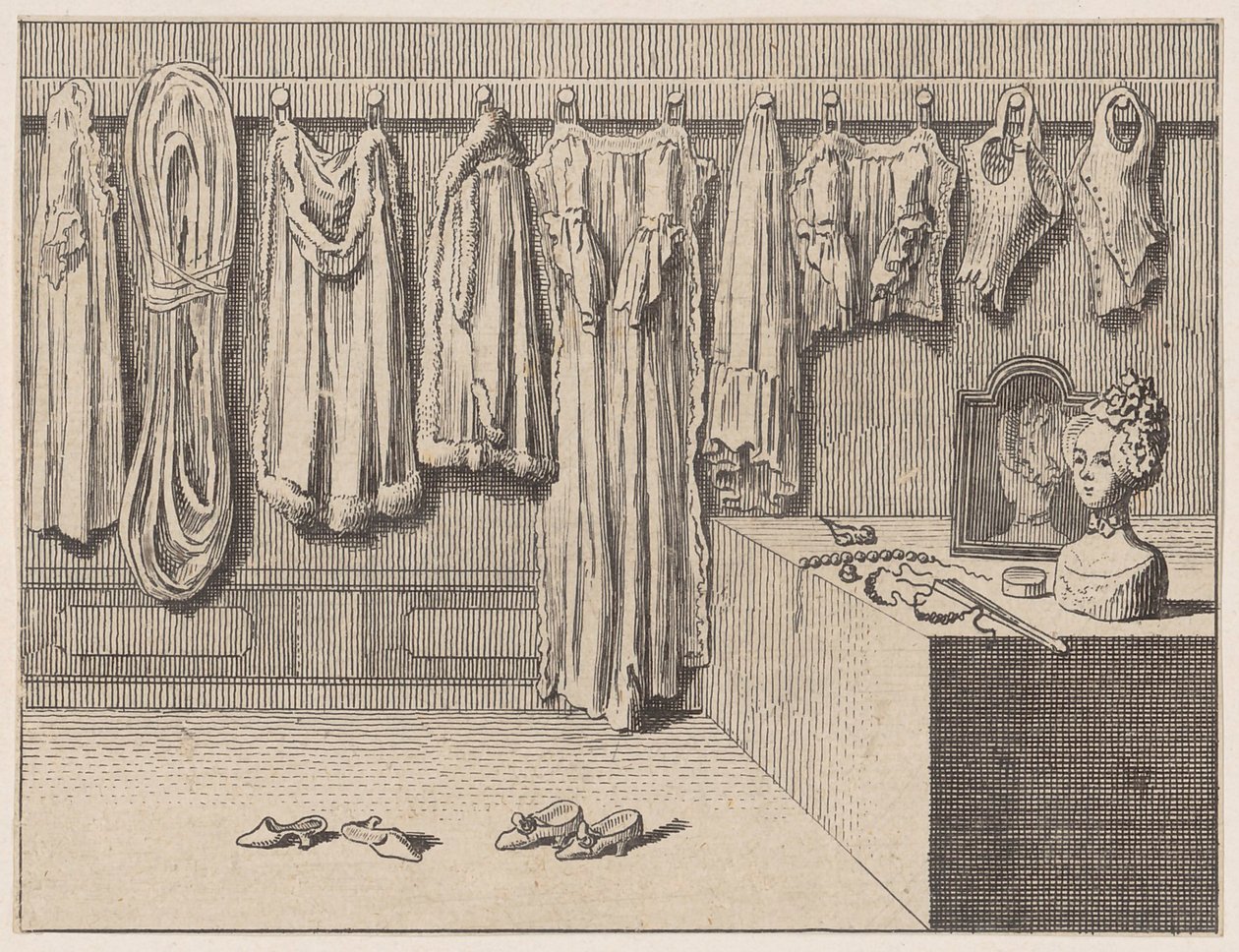 Most Clothing Items [Illustration Left, Men, 1/2] by Daniel Nikolaus Chodowiecki