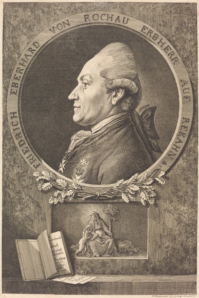 F.E. von Rochow by Daniel Nikolaus Chodowiecki