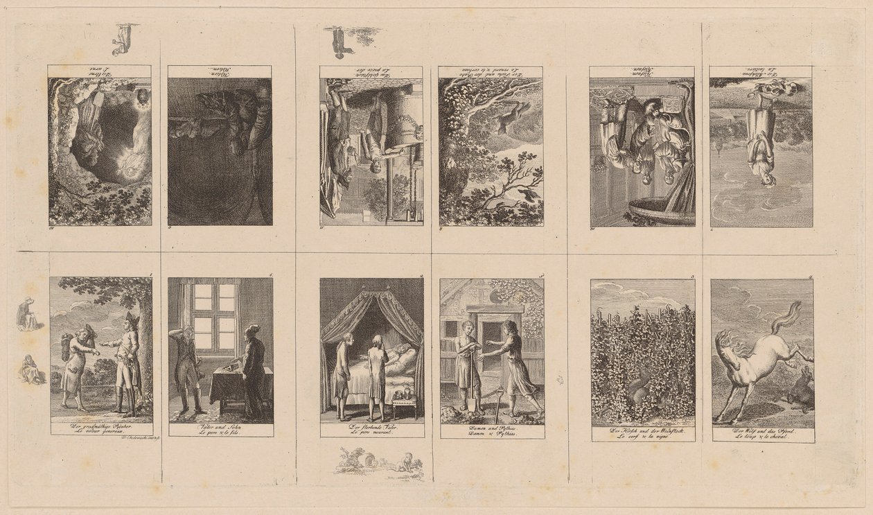 Fables and Stories by Gellert, Gleim, Hagedorn, Lichtwer, and Pfeffel by Daniel Nikolaus Chodowiecki