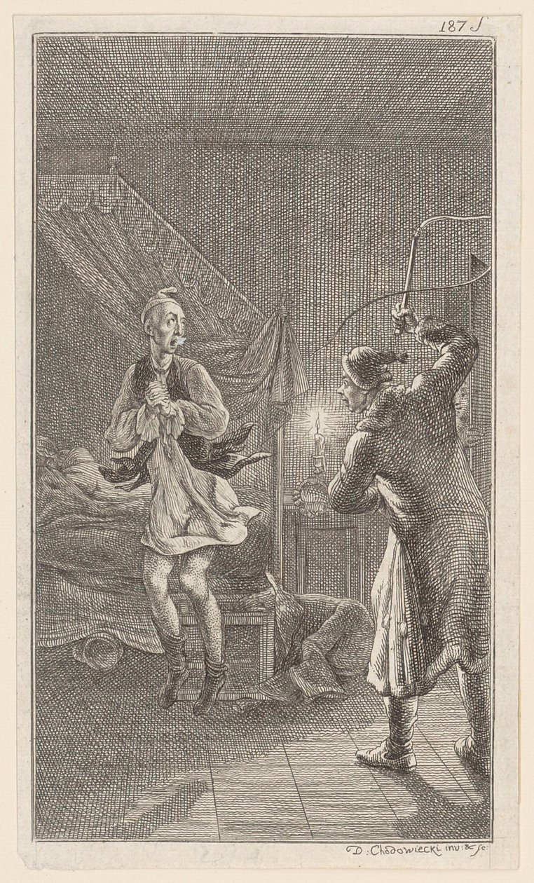 Her Fourth Husband by Daniel Nikolaus Chodowiecki