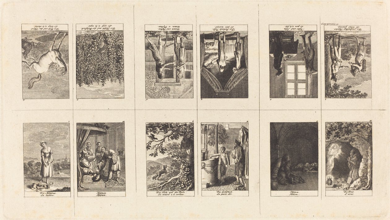 Illustrations to Fables & Tales by Gellert, Gleim, Hagedorn, Lichtwer and Pfeffel by Daniel Nikolaus Chodowiecki