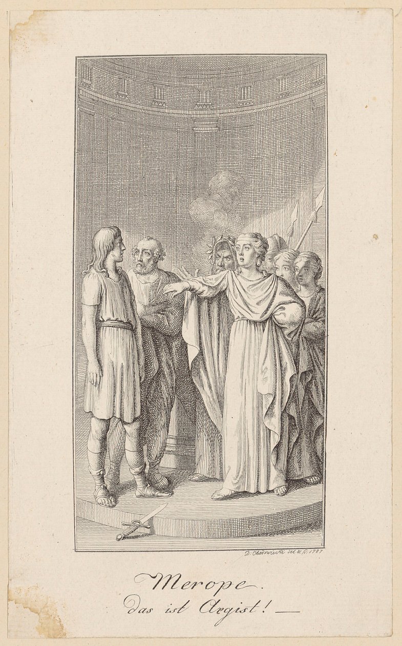 Merope by Daniel Nikolaus Chodowiecki