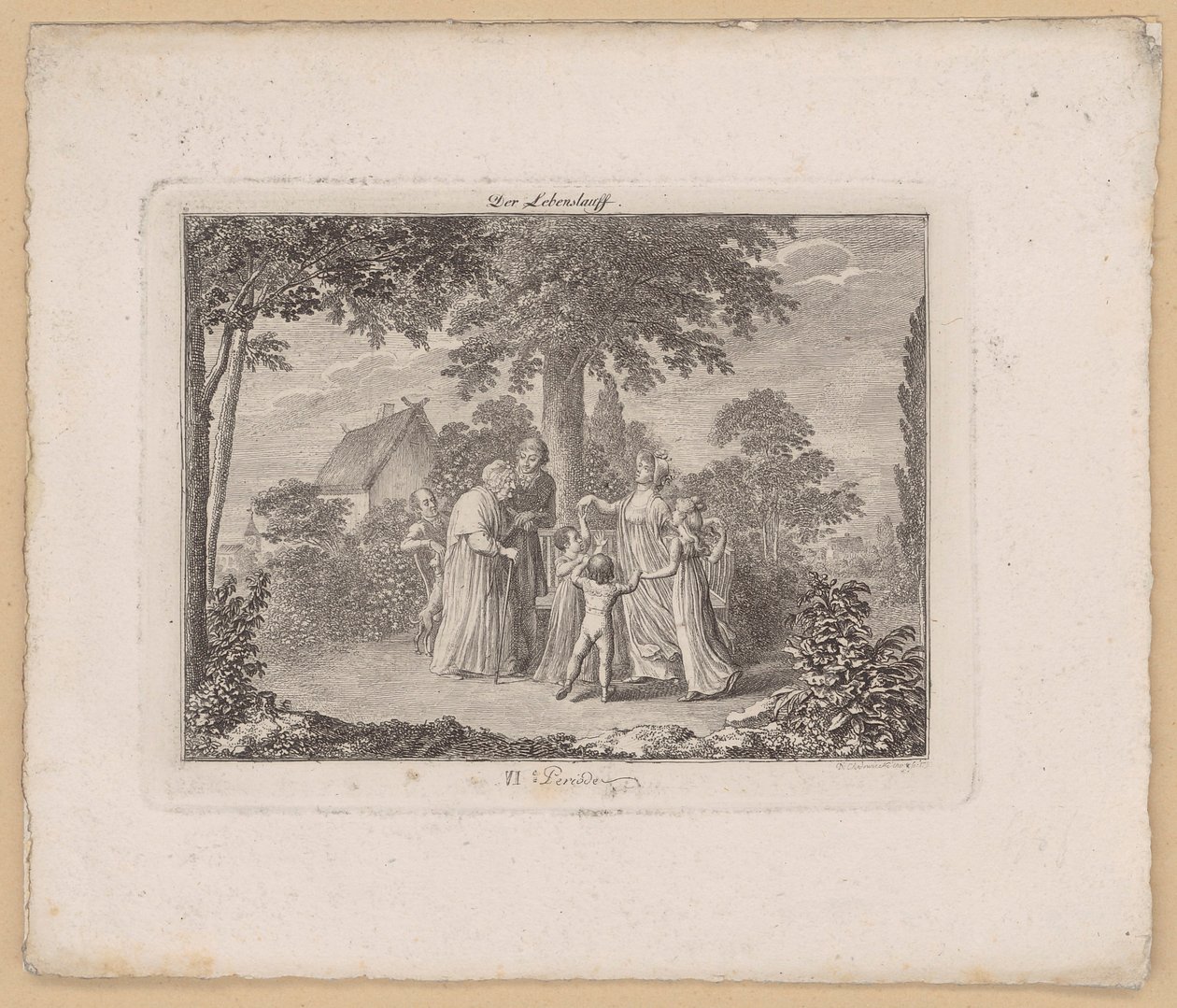 Period VI, Sheet 7 of the Series "The Course of Life" by Daniel Nikolaus Chodowiecki
