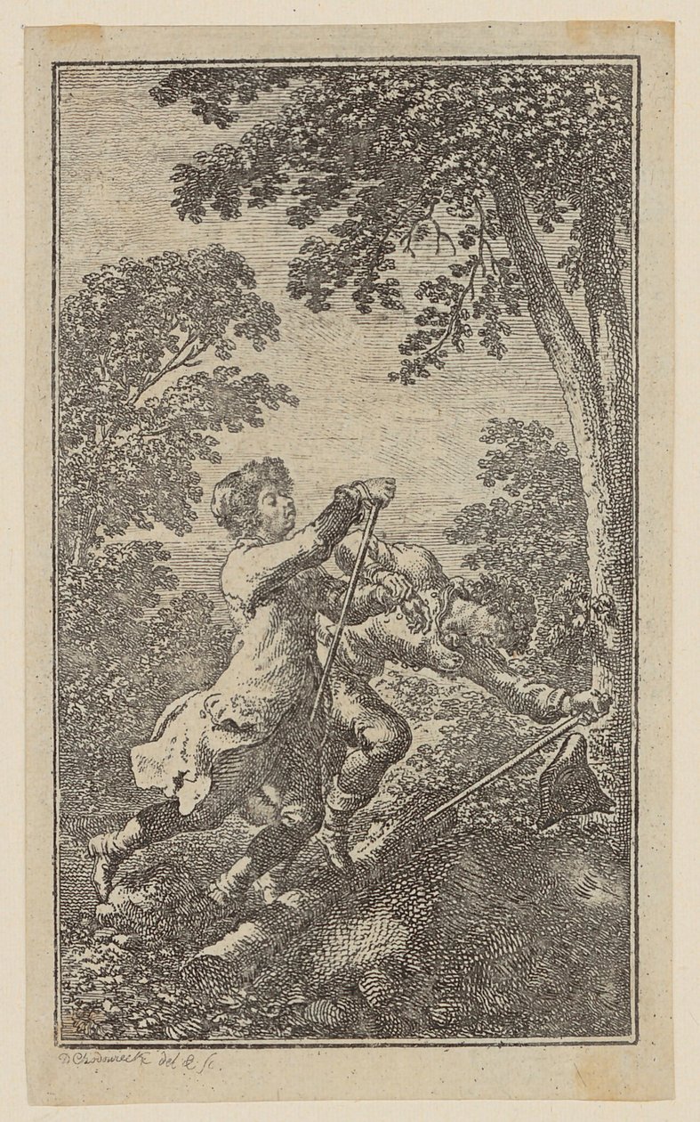 Etching for the Poem "The Human" by Daniel Nikolaus Chodowiecki