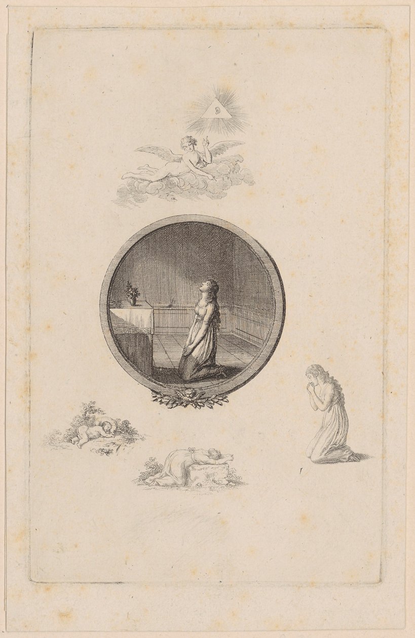 Title Vignette for Beckers Representations, First Volume by Daniel Nikolaus Chodowiecki