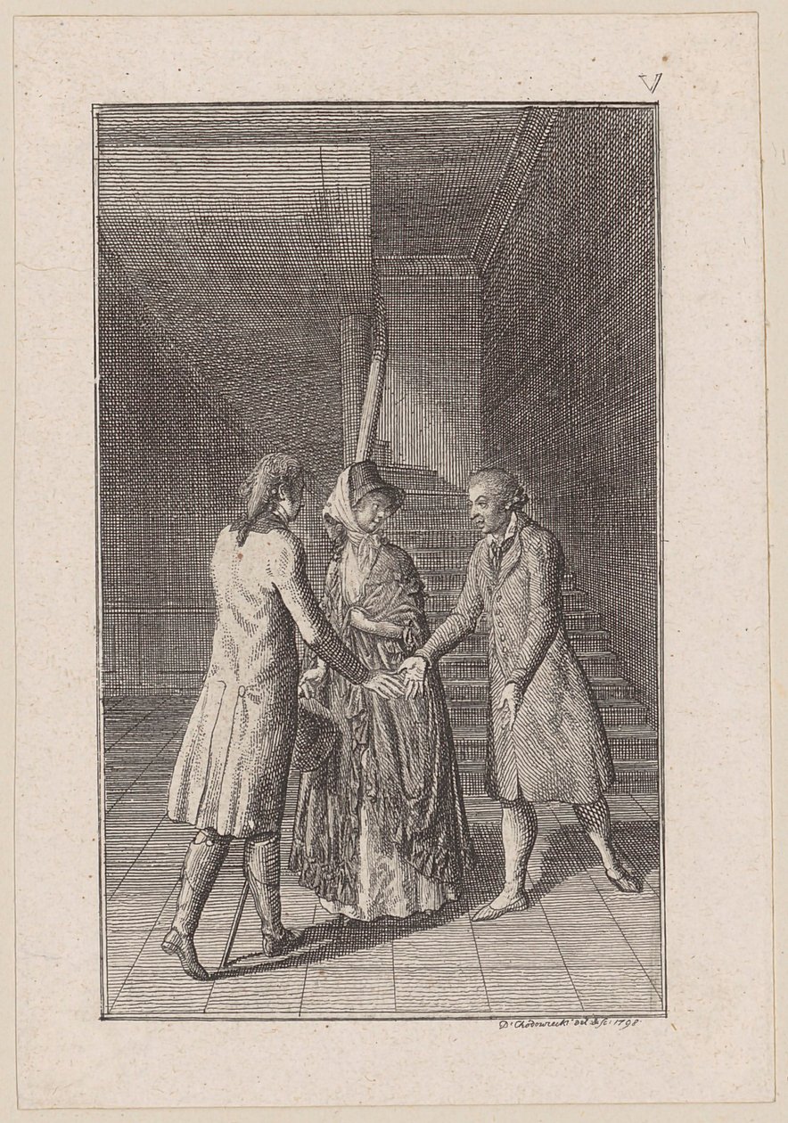 Two Travelers Arrive at the Lady