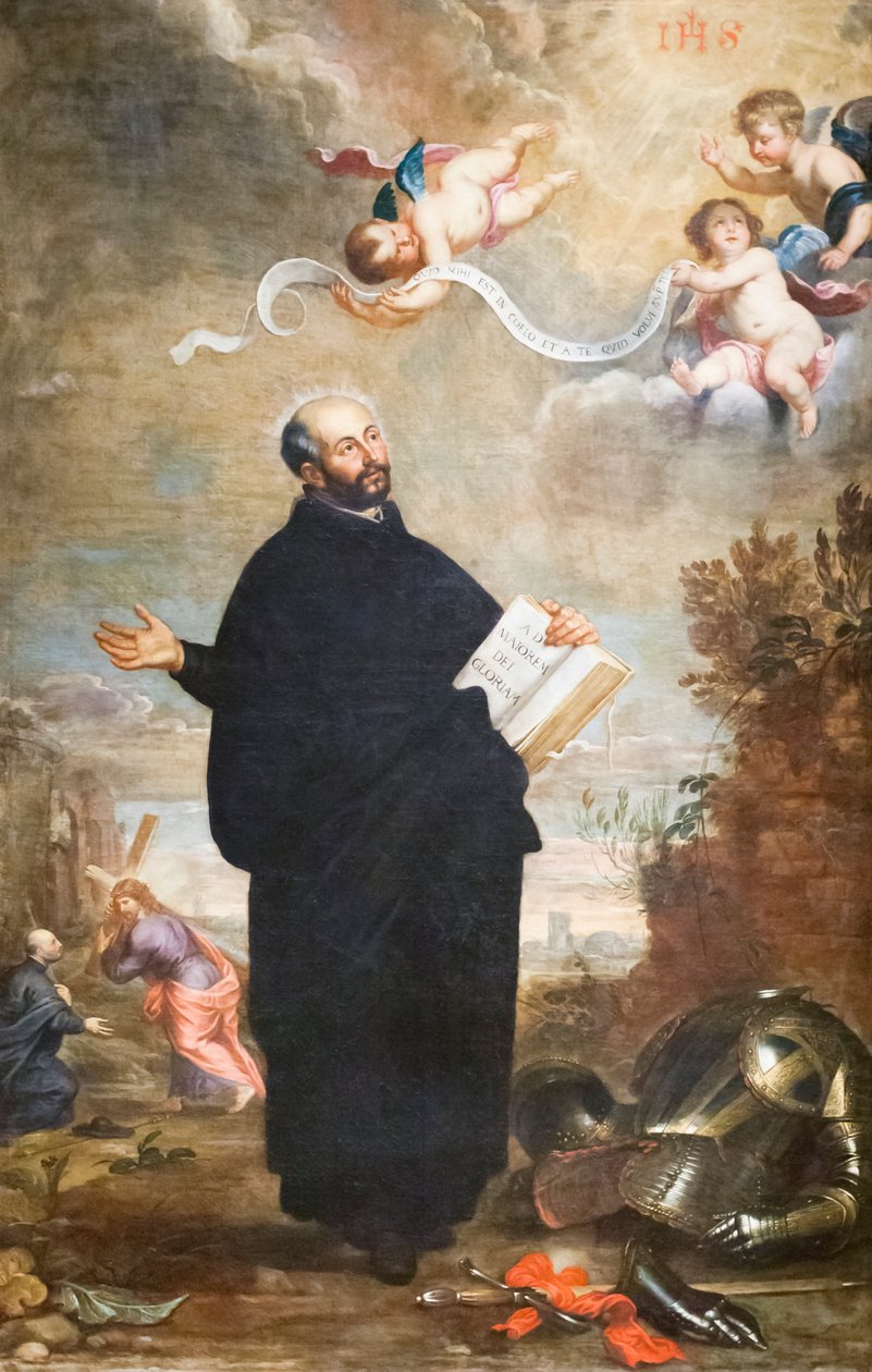 Saint Ignatius of Loyola by Daniel & Wildens Jan (1586 1653) Seghers
