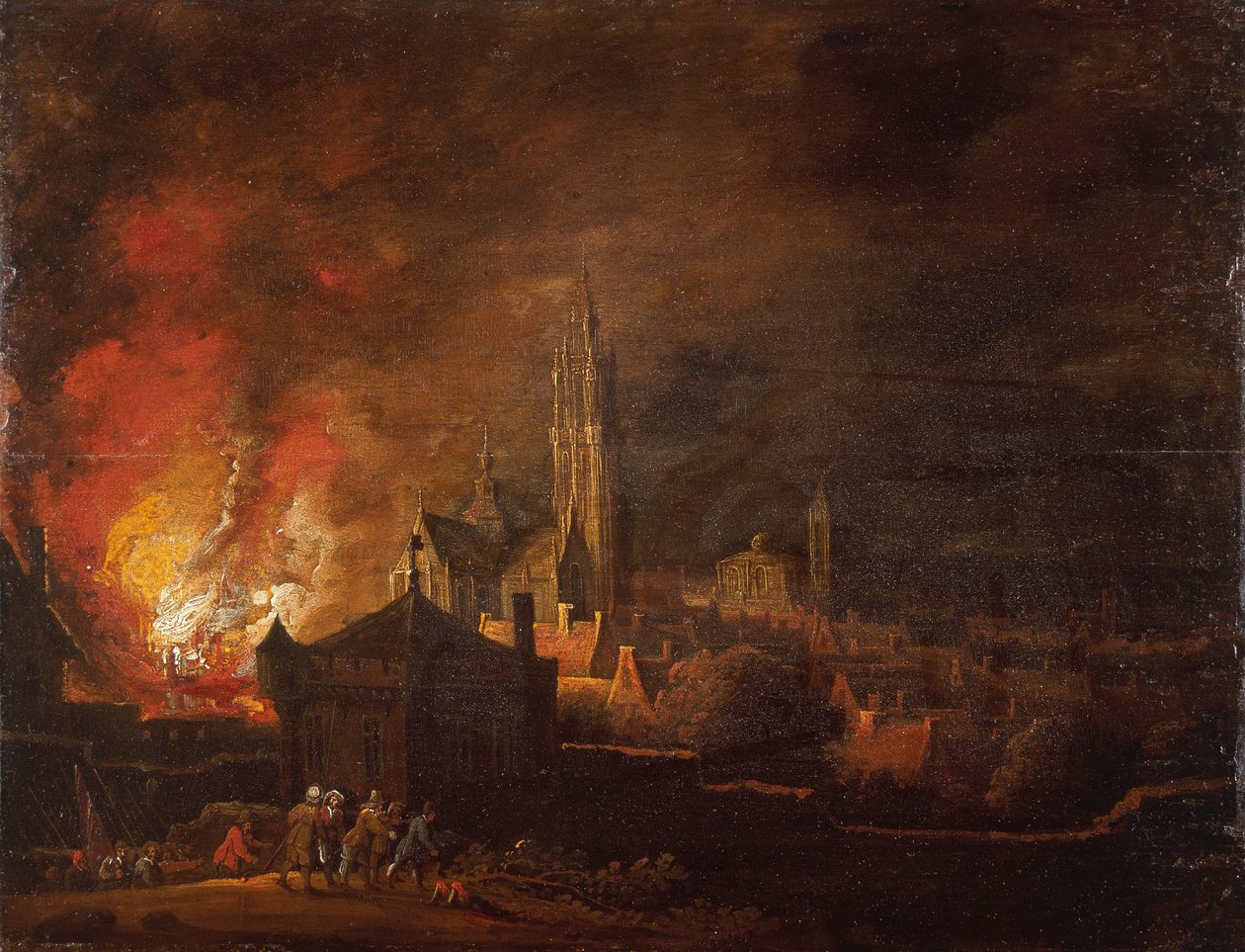 Fire of Antwerp by Daniel van Heil