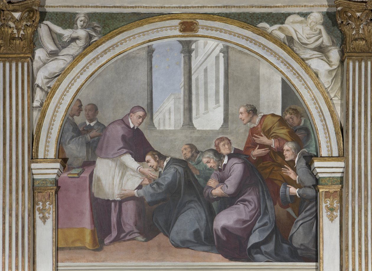 St. Hugh and St. Bruno and his companions by Daniele Crespi