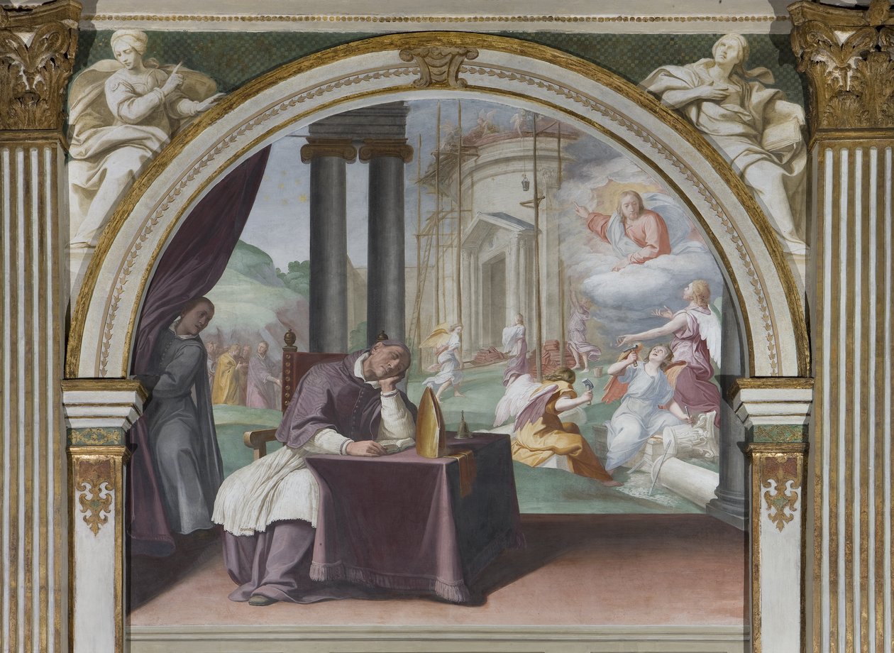 The dream of Saint Hugh by Daniele Crespi