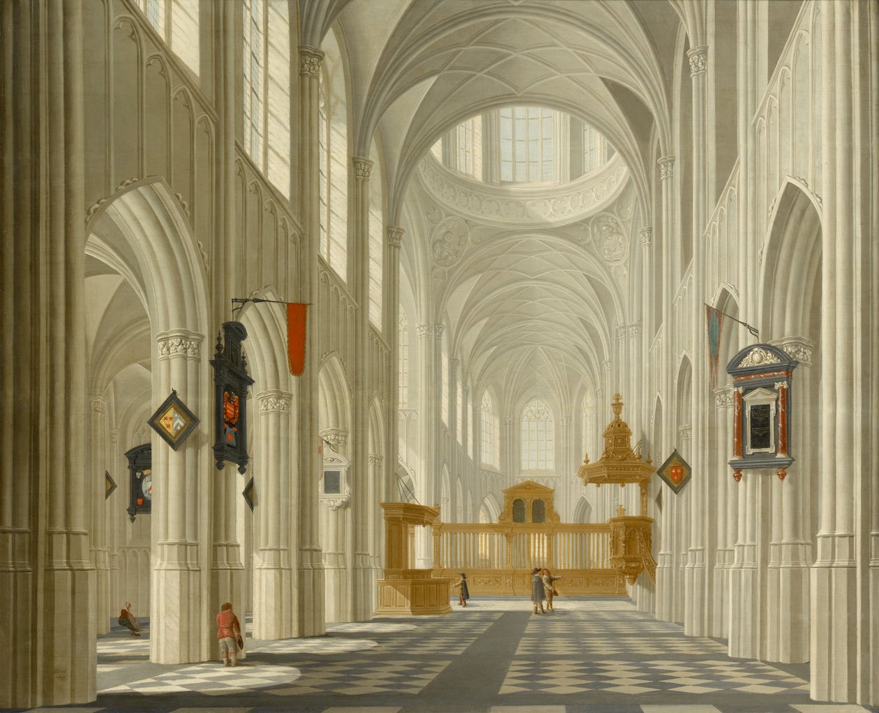 Interior of a Church by Daniel de Blieck