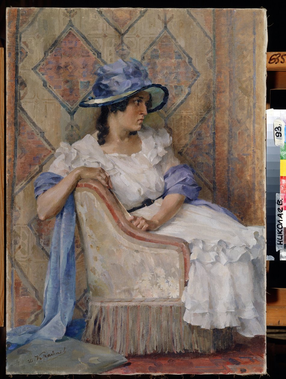 Lady in White by Danil Karpovich Kraynev