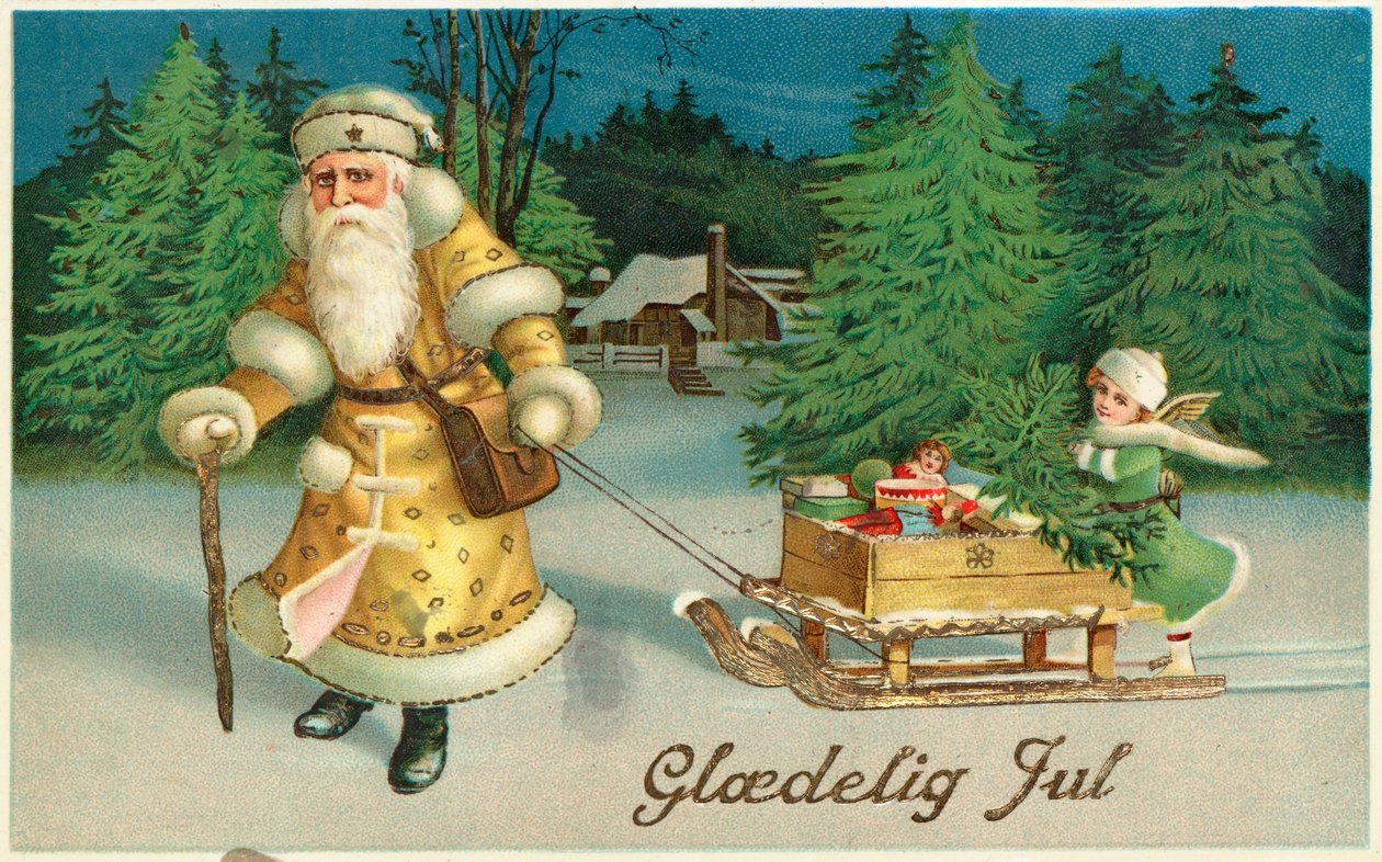 Danish Christmas Card by Danish School