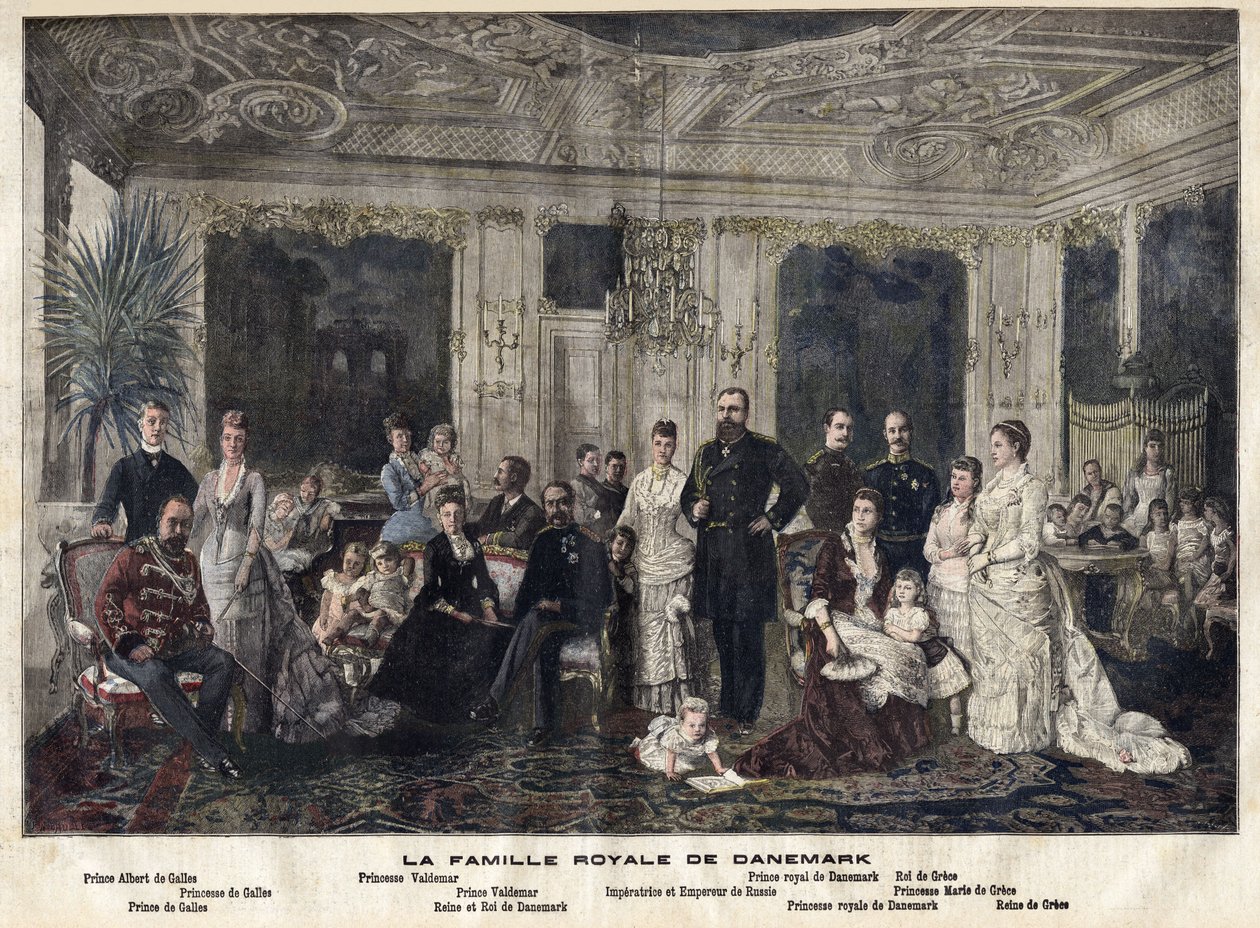 The Royal Family of Denmark by Danish School