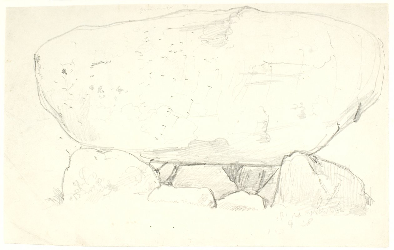 A Dolmen on Brandsø by Dankvart Dreyer