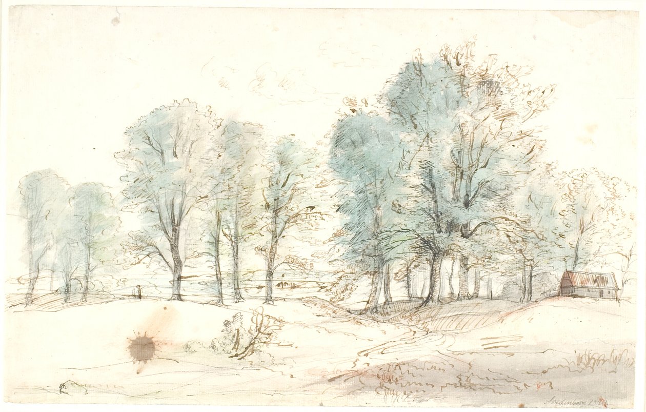 Landscape at Fredensborg by Dankvart Dreyer