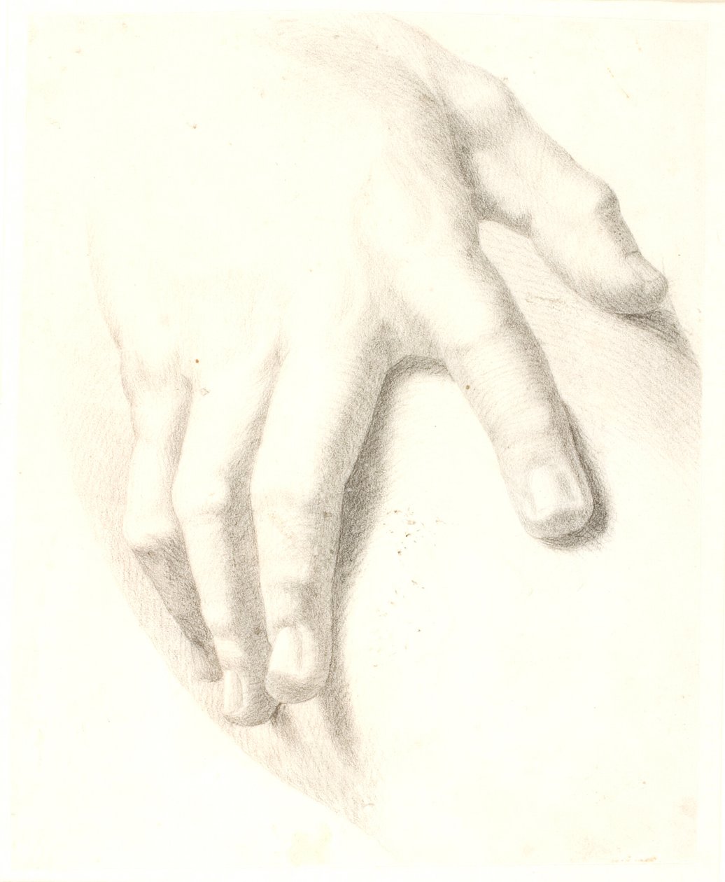 Study of a Hand by Dankvart Dreyer
