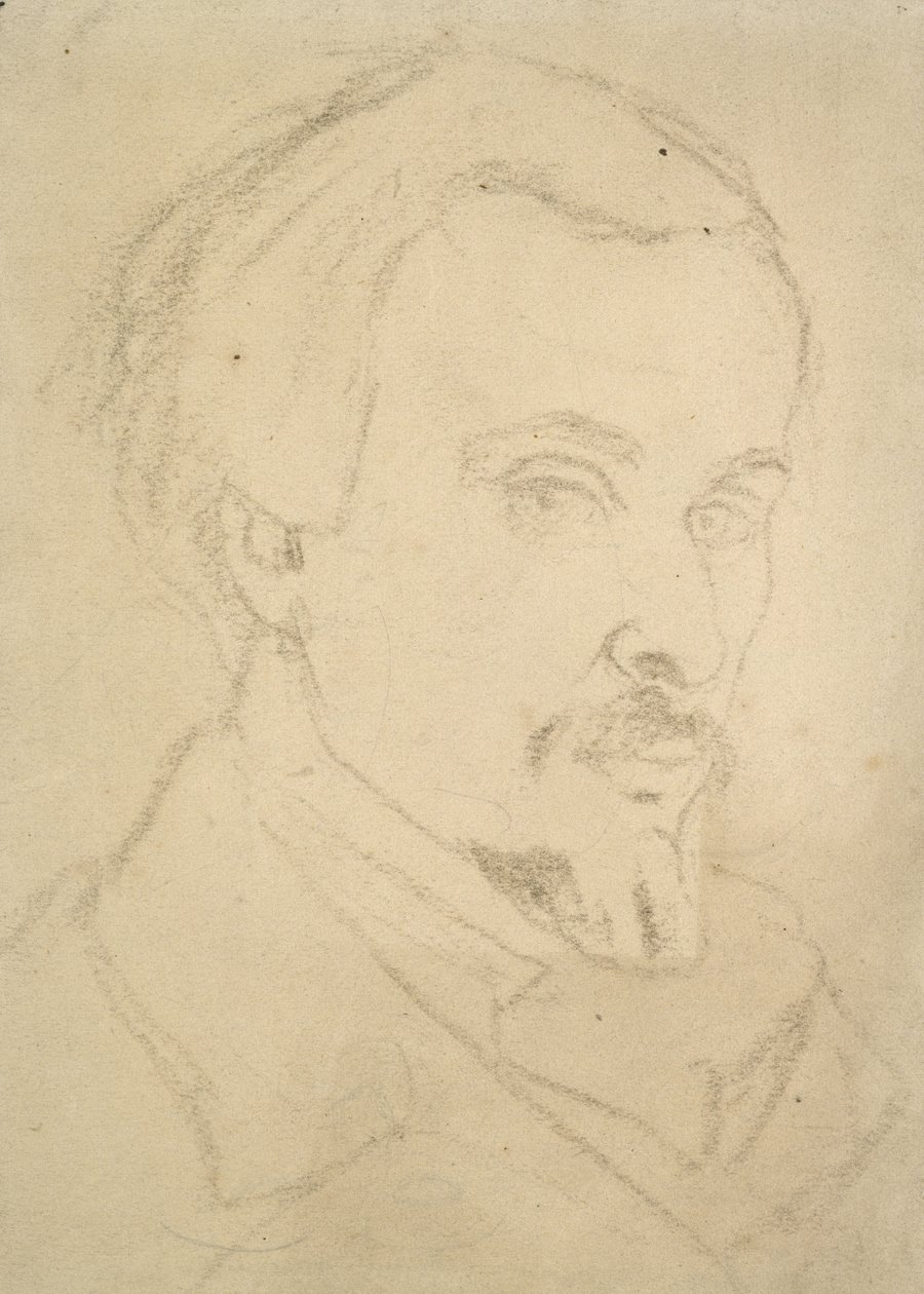 Self-Portrait by Dante Gabriel Charles Rossetti