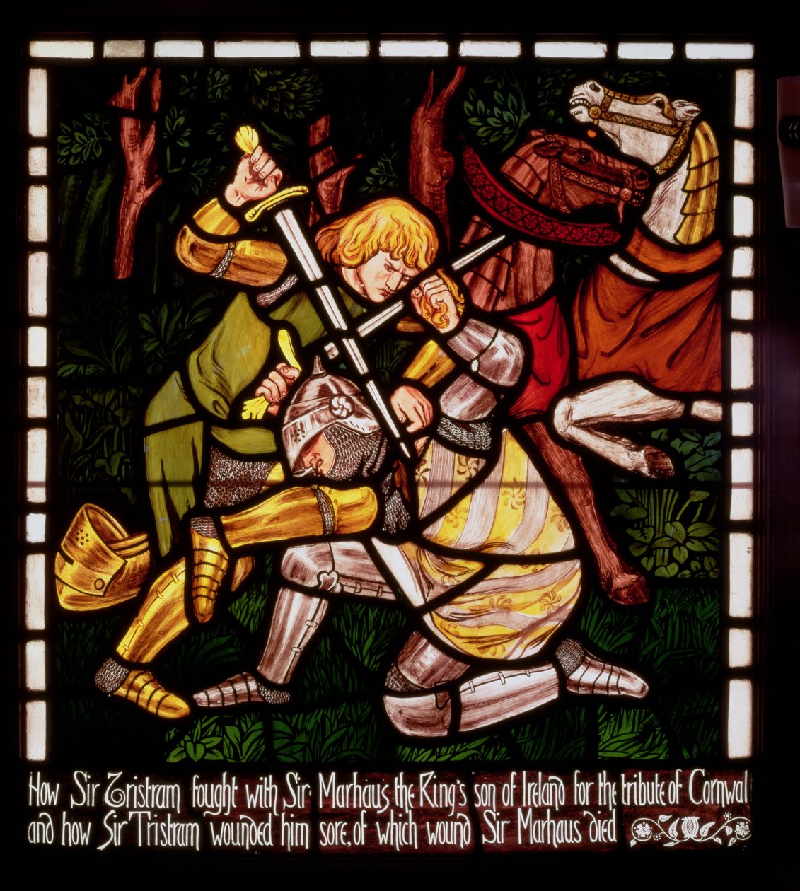 The Fight with Sir Marhalt, from 