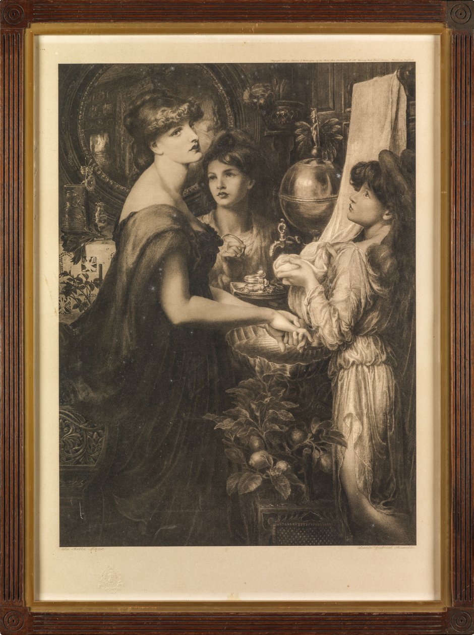 La Bella Mano by Dante Gabriel (after) Rossetti