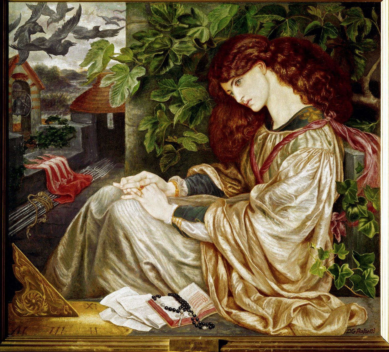 La Pia by Dante Gabriel (after) Rossetti