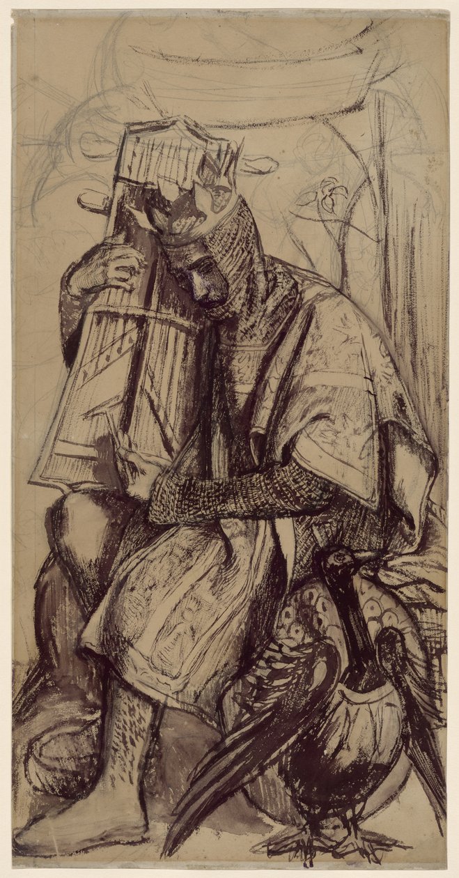 David as King by Dante Gabriel Charles Rossetti
