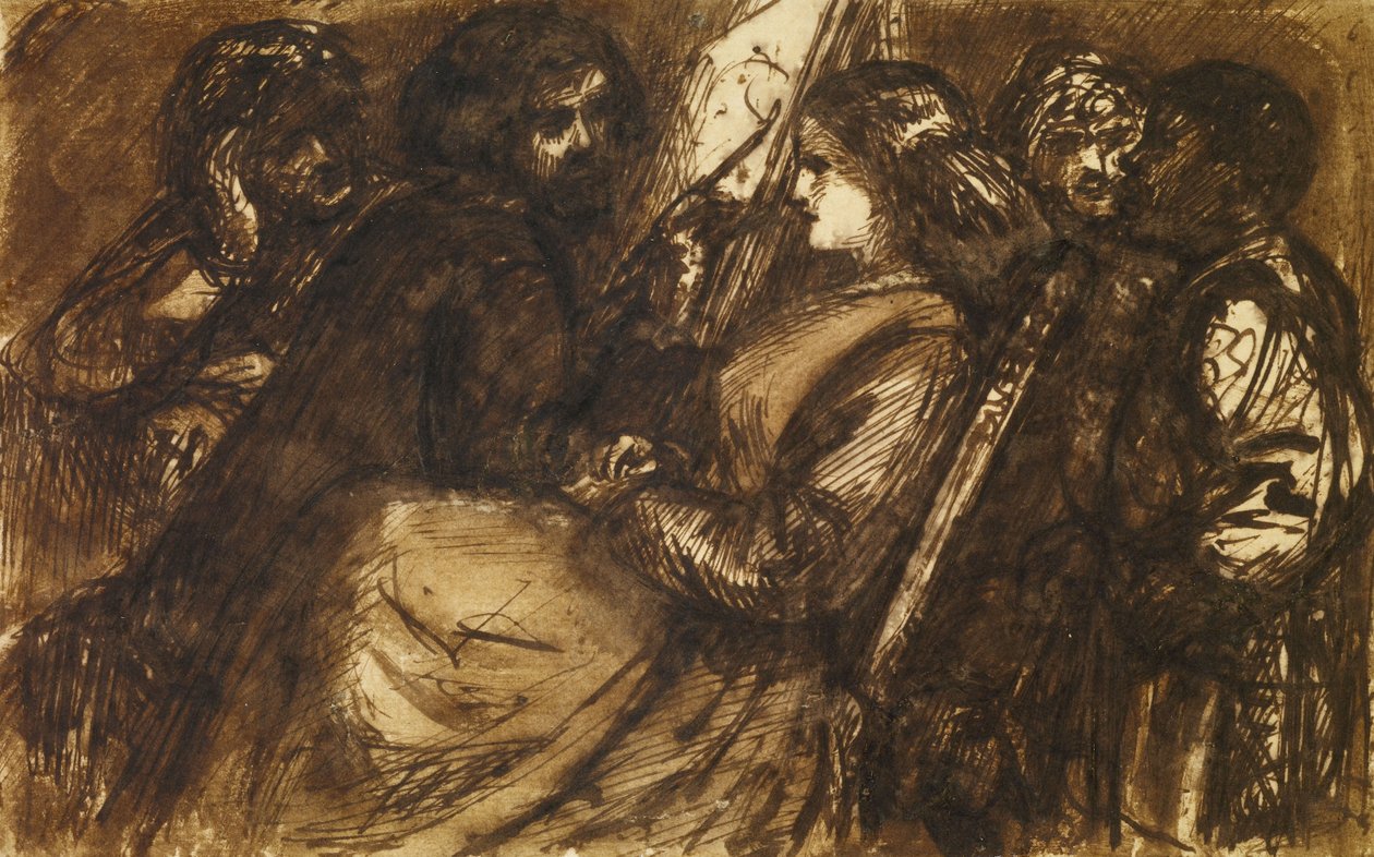 Giorgione Painting, c.1853 by Dante Gabriel Charles Rossetti