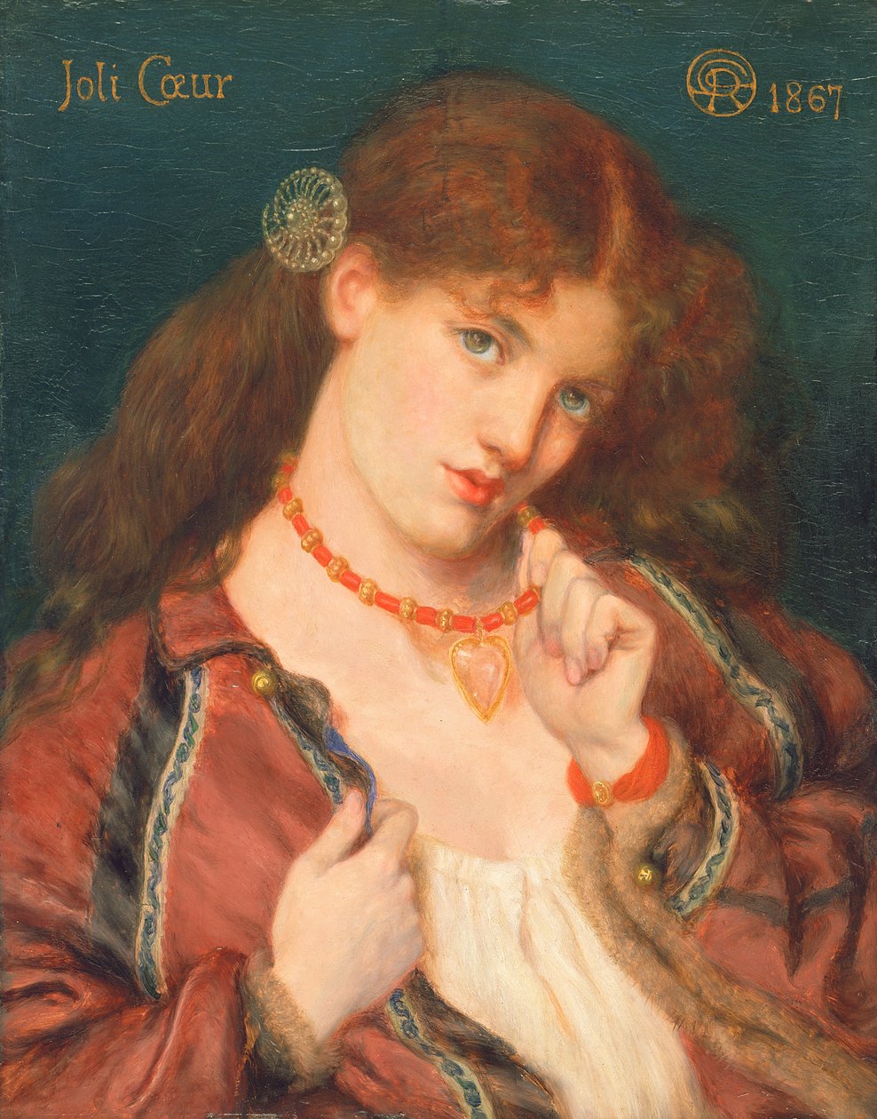 Joli Coeur by Dante Gabriel Charles Rossetti