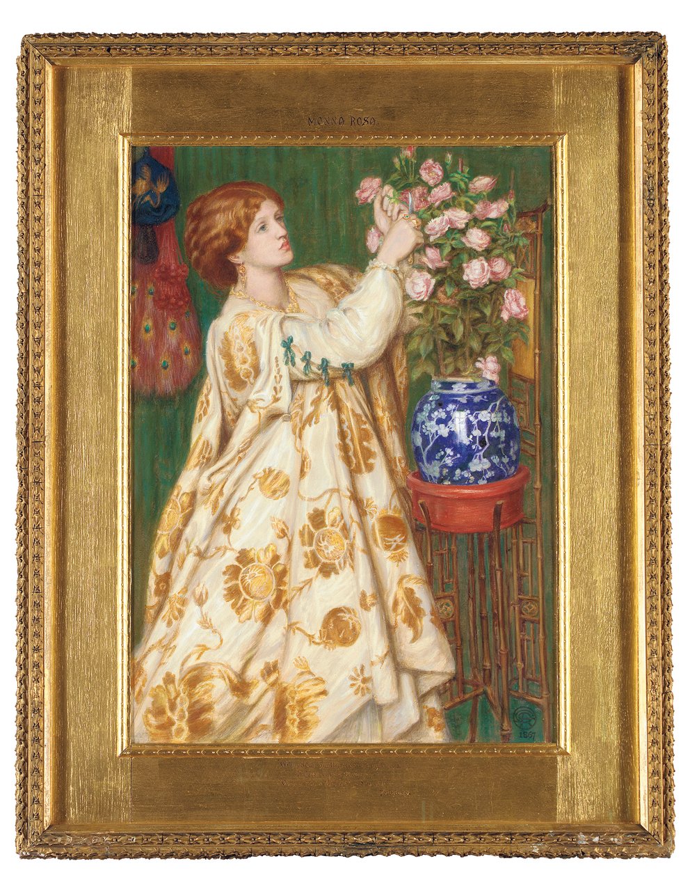 Monna Rosa, 1867 by Dante Gabriel Charles Rossetti