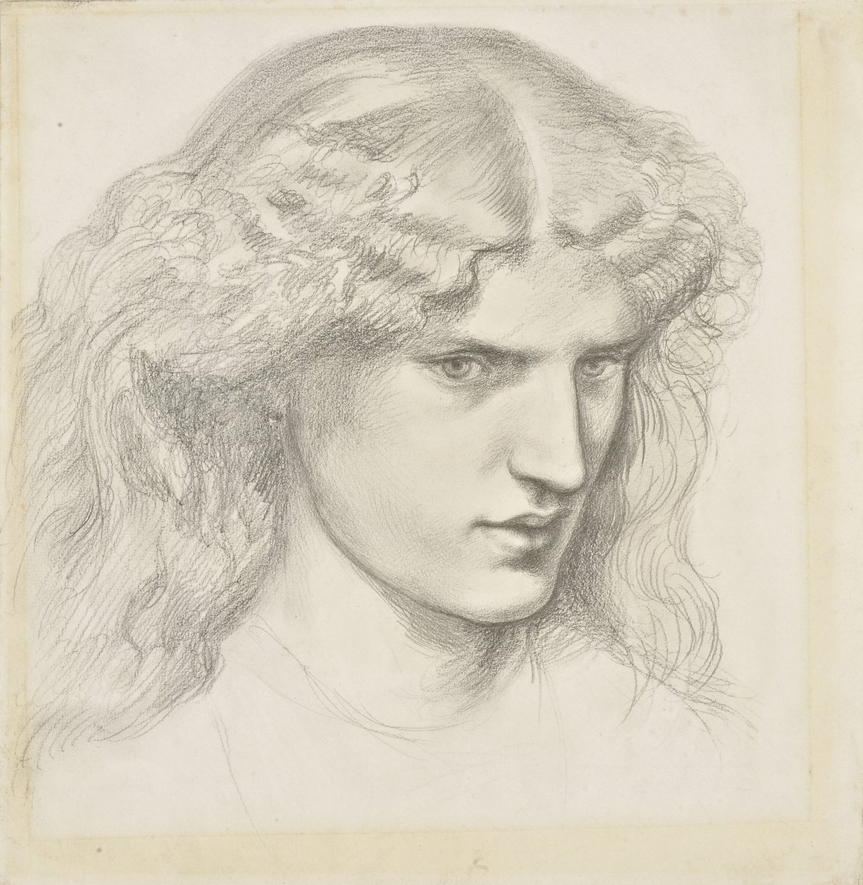 Portrait of Annie Miller by Dante Gabriel Charles Rossetti