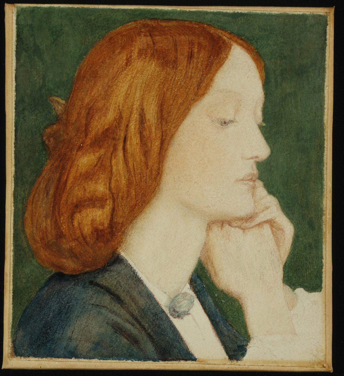 Portrait of Elizabeth Siddal by Dante Gabriel Charles Rossetti