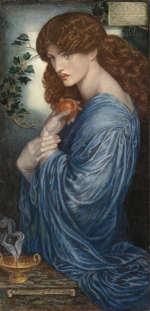 Proserpine by Dante Gabriel Charles Rossetti