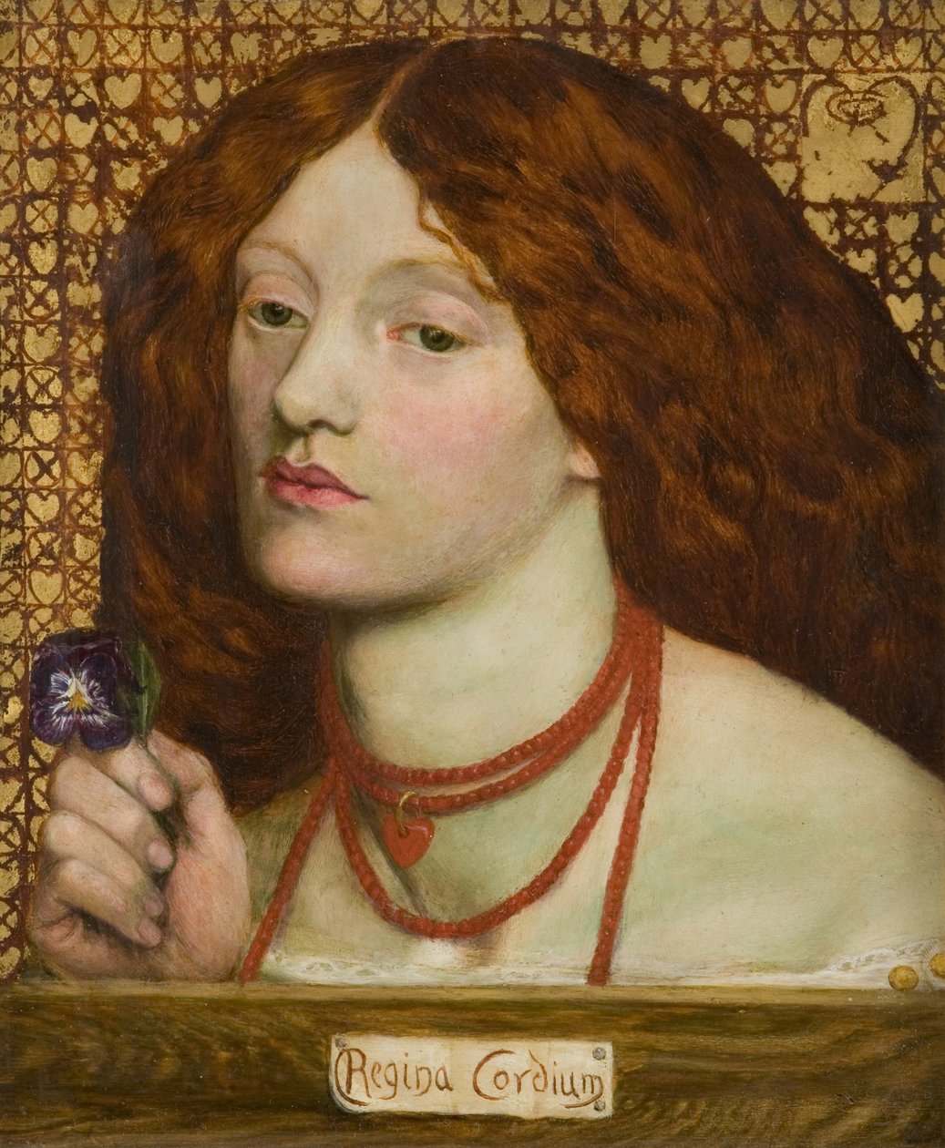 Queen of Hearts by Dante Gabriel Charles Rossetti