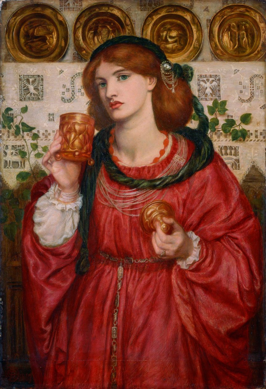 The Loving Cup, 1867 by Dante Gabriel Charles Rossetti
