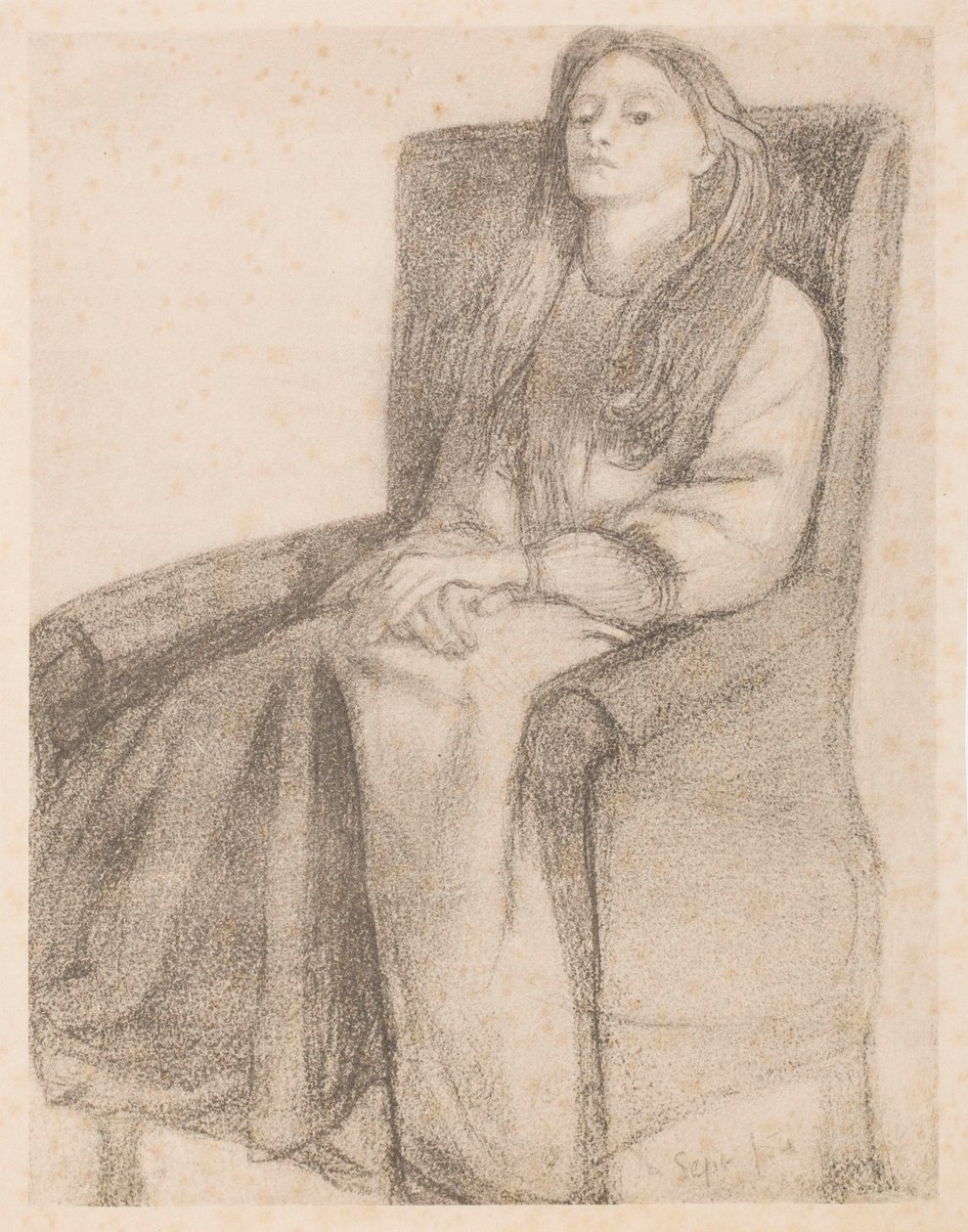 Elizabeth Siddal by Dante Gabriel Rossetti