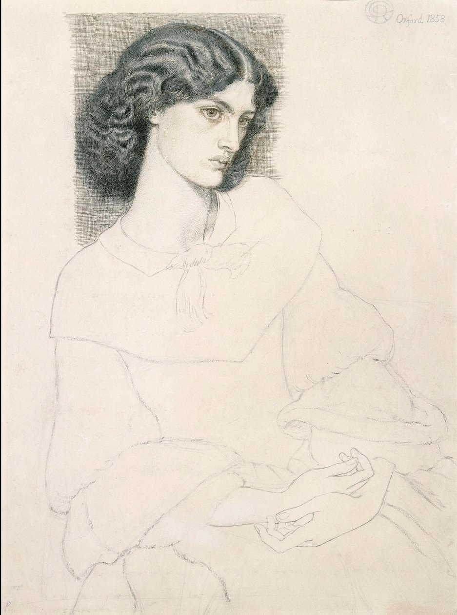 Jane Burden (1840-1914) by Dante Gabriel Rossetti