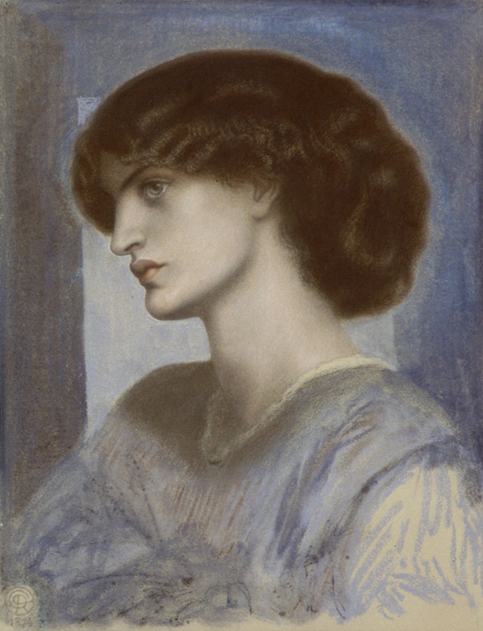 Portrait of Jane Morris by Dante Gabriel Rossetti