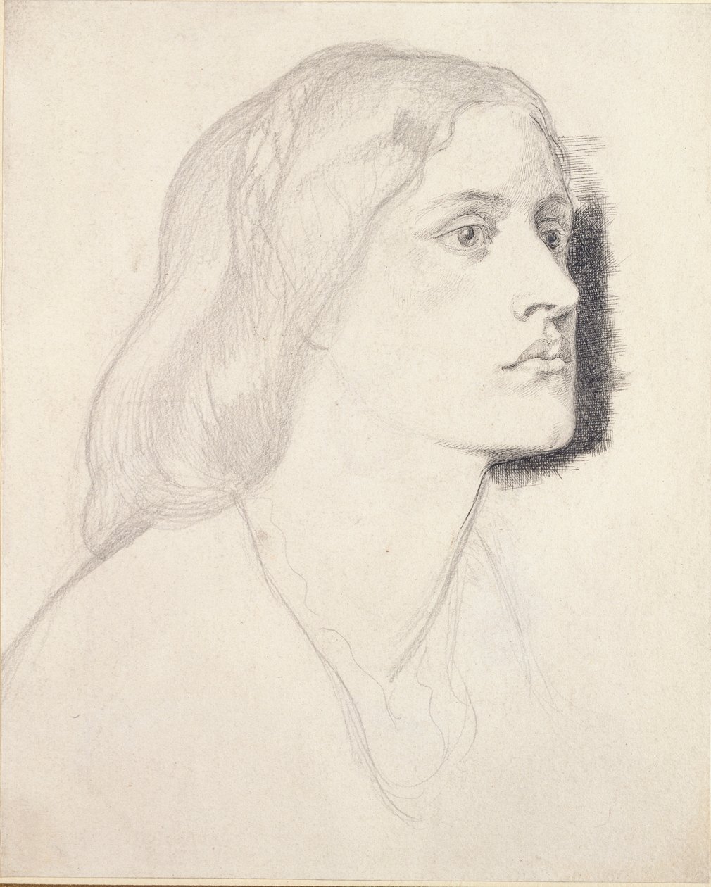 Portrait of Miss Ruth Herbert, Probably 1858 by Dante Gabriel Rossetti