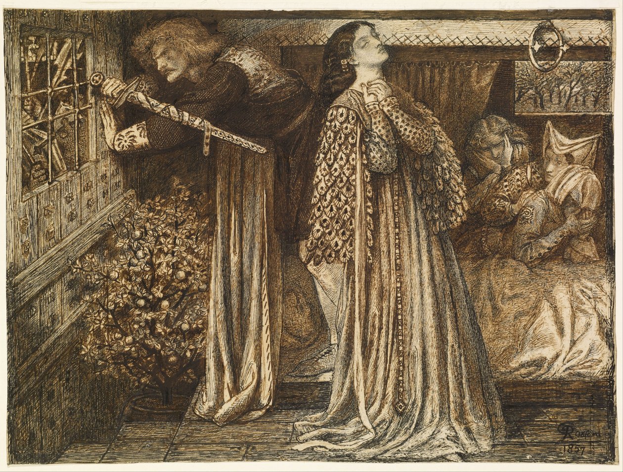 Sir Launcelot in the Queen's Chamber