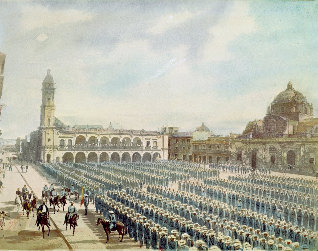 The Spanish Expeditionary Corps in Vera Cruz in 1862 Under the Orders of General Juan Prim y Prats by Daries