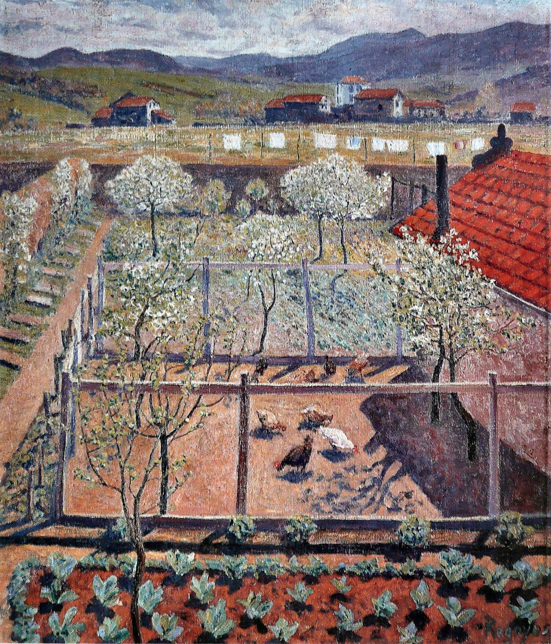 Henhouse by Darío de Regoyos