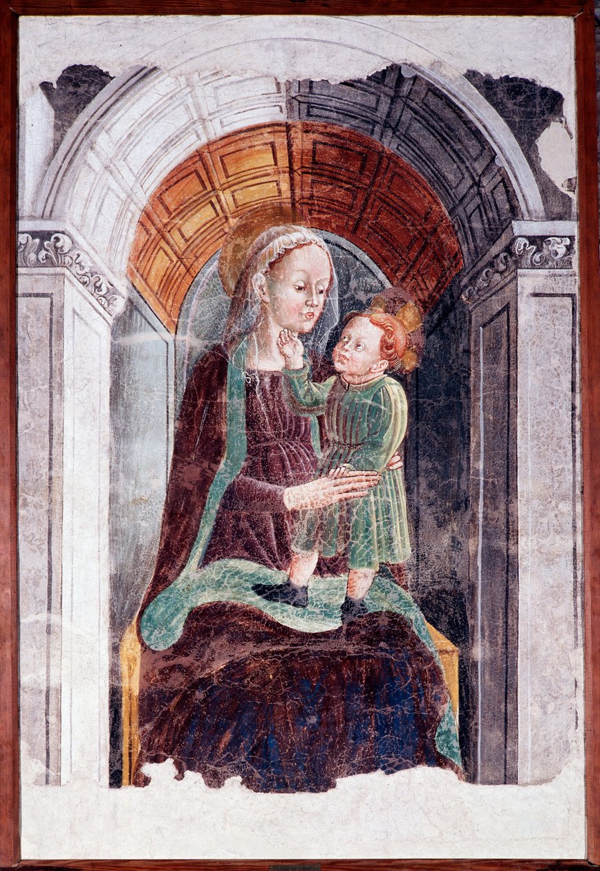 Madonna with Child by Dario da (attr.to) Treviso