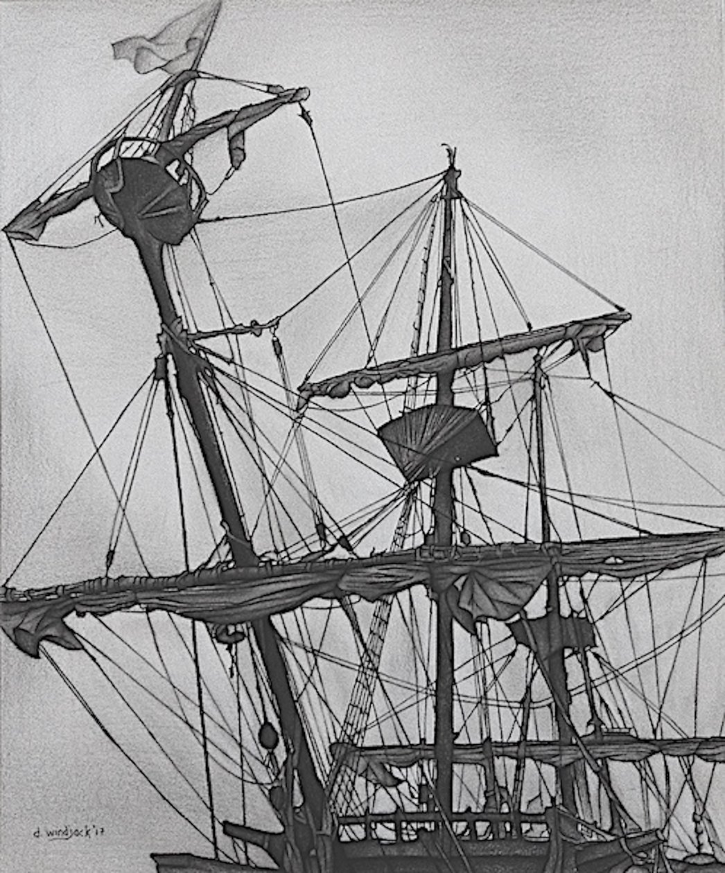 Ghostly Galleon by Darrell Windjack