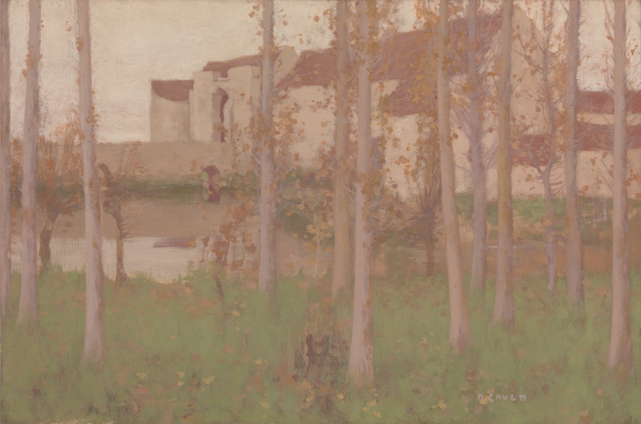 The Haunted Chateau, Grez-sur-Loing by David Gauld