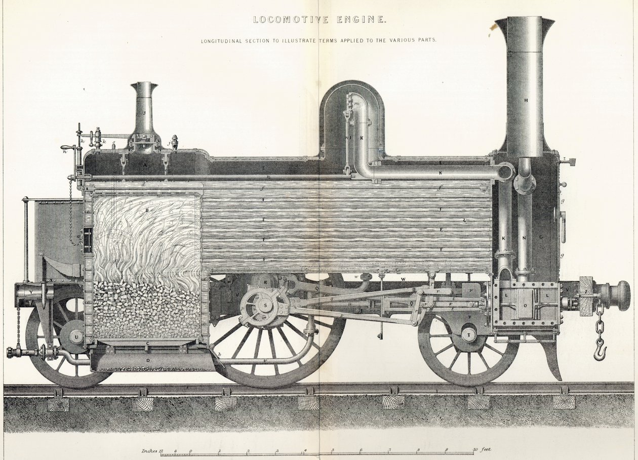 Locomotive Engine by David Kirkaldy