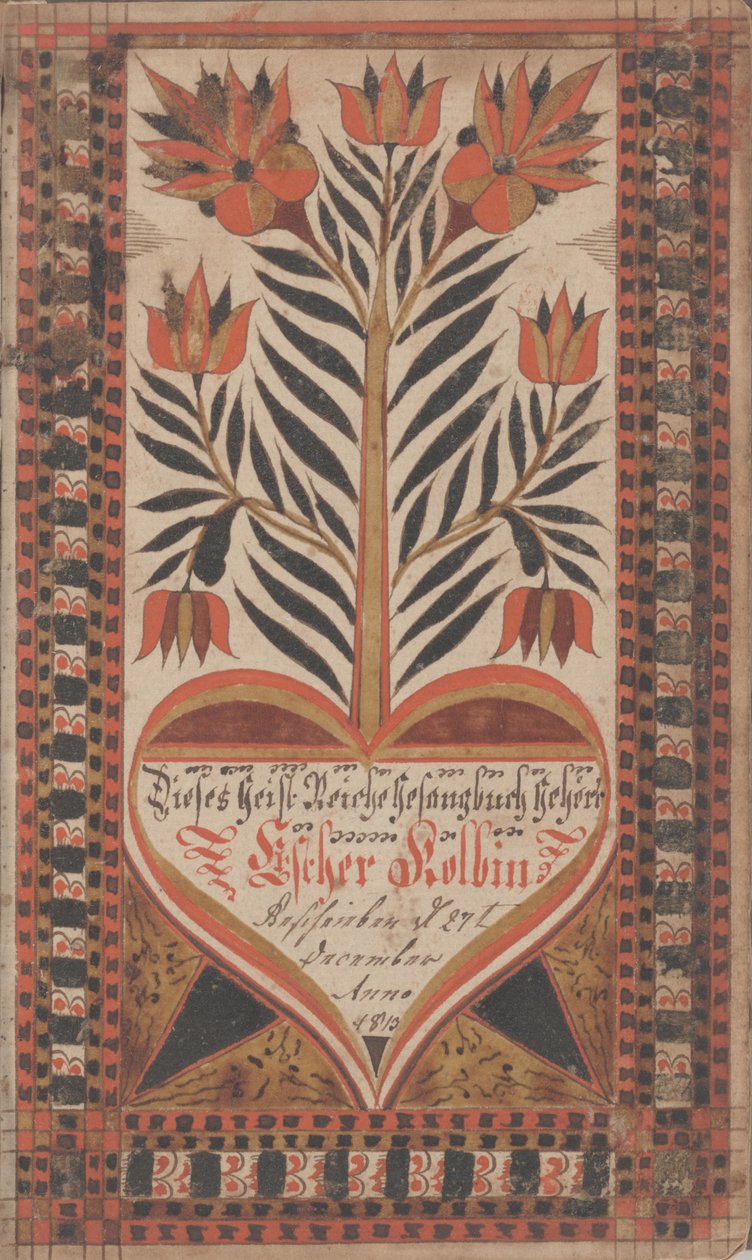 Bookplate for Esther Kolb, December 27, 1813 by David Kulp